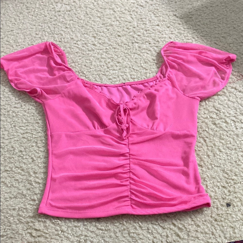 Trendy Pink Blouse